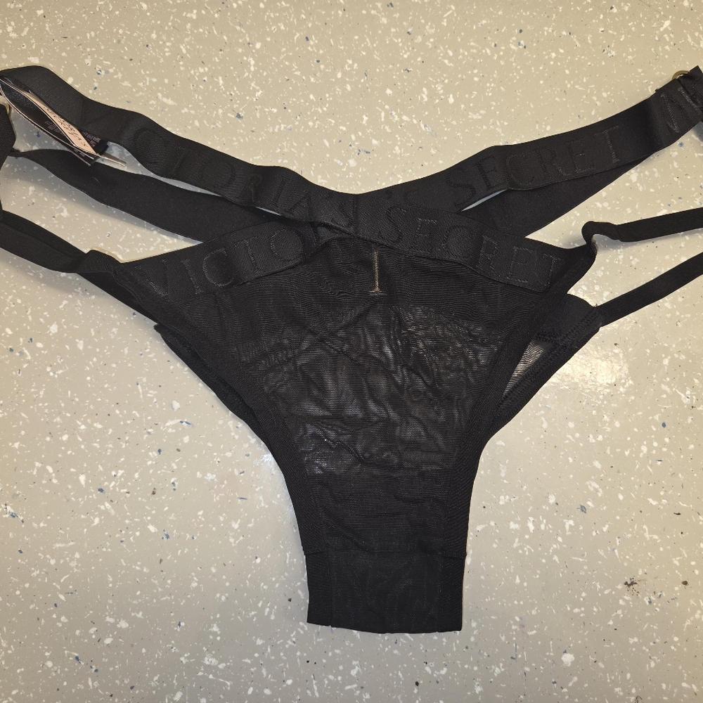 Victoria's Secret Elegant Black Strappy Lingerie